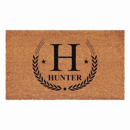 Calloway Mills Personalized Door Mat, Black, Natural, 24 in W x 36 in L 109032436